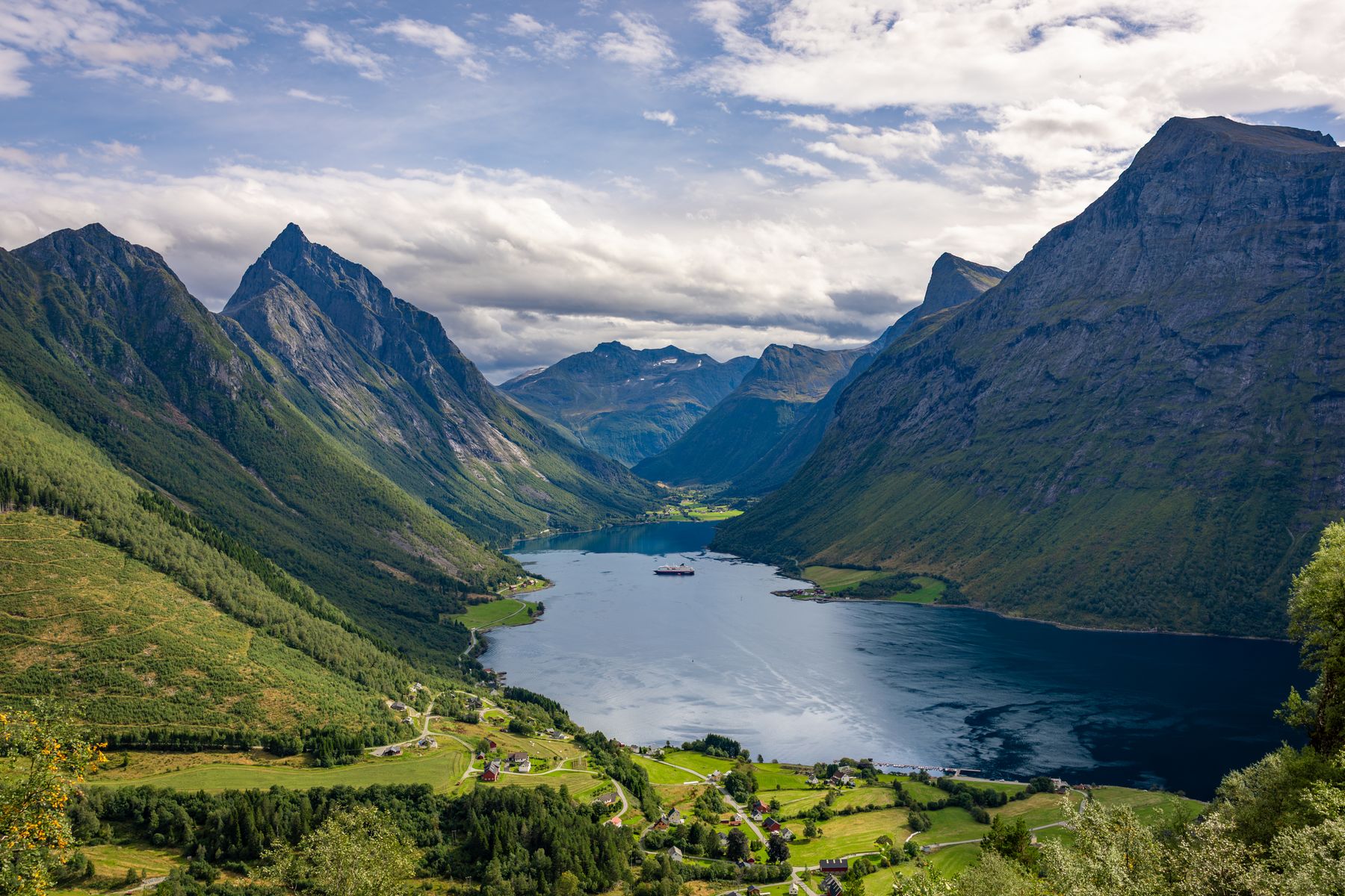 Norangsfjorden and Village of Urke